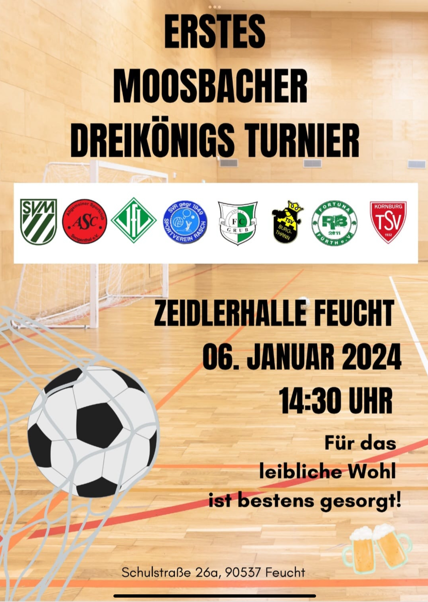 Read more about the article Fussball – Erstes Moosbacher Dreikönigs Turnier